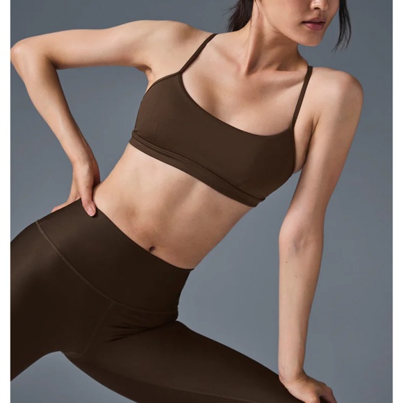 ALO Yoga Other - ALO Yoga Brown Sports Bra